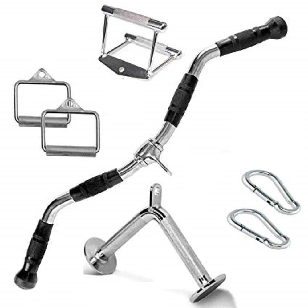 Konark Combo of Gym Accessories attachments, Grip V Handle, Rubber Rowing Handle, Triceps EZ Handle, D Handle + Safety Locks (B0BR7LPKX6) Amazon Price History, Amazon Price Tracker
