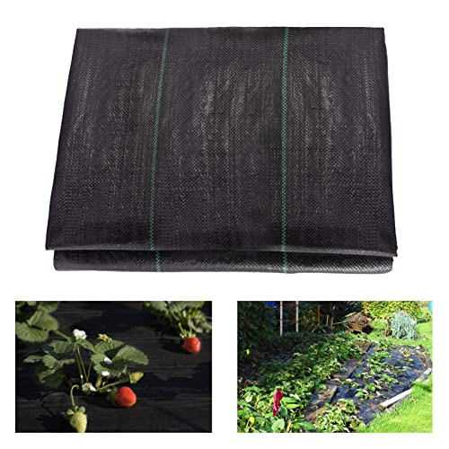 3.2 x 39ft Weed Barrier Landscape Fabric- 3.2oz Heavy Duty Weed Block Gardening Mat Double-layer Weed Control Ground Cover Garden Landscaping Fabric Weed Cloth for Vegetable Garden Flower Bed Mulch