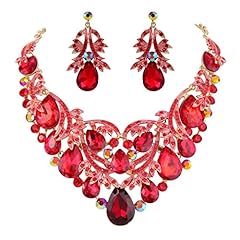 Ruby Color Gold-Tone