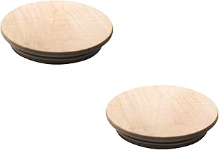 Jartastix 100mm Large Beech Wood Lids for Weck Canning Jars | Fits 738, 739, 741, 742, 743, 744, 745, 748, 782, 784, 974 (100mm // 2 Pack)