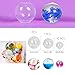 TuNan 12PCS Sphere Silicone Resin Molds 40/30/20mm, 3 Sizes, 3D Universe Spheroid Pendant Casting Moulds for Epoxy Resin Ball Jewelry Making Decoration