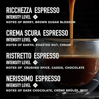 Peet's Coffee, Dark and Medium Roast Espresso Capsules Variety Pack, Compatible with Nespresso Original Machine, 100% Arabica Coffee - Intensity 8-11, 40 Count (4 Boxes of 10 Espresso Capsules)