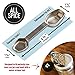 AllSpice Stainless Steel Double Sided Measuring Spoon- Teaspoon and Tablespoon