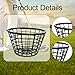 Aymzbd Golf Ball Basket Golf Range Bucket Stadium Gear Accessories Carrying Storage Organizer Ball Container for Training Sports, Hold 150 Balls