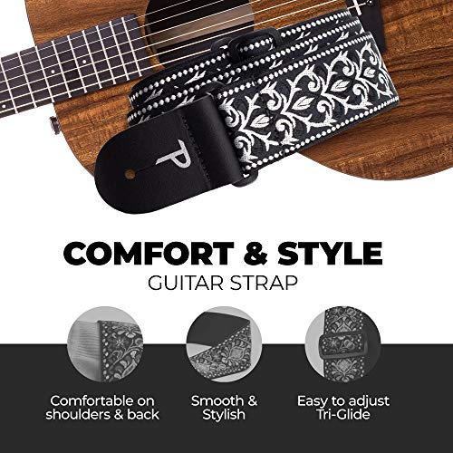 Perris Couros TWS-6724 Jacquard guitarra Straps