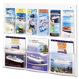 Safco Nine Compartment Magazine/Pamphlet Display - 9 Compartment(s) - Compartment Size 7