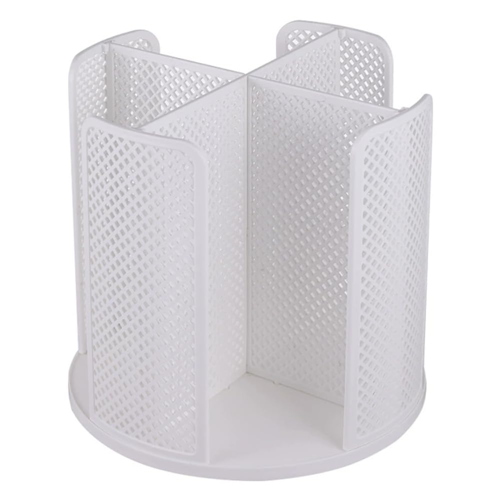 Aundhegrtt Rotatable Plastic Cup Storage Organizer Dispenser 4 Compartment Cups and Lids Holder Detachable Desktop Cup Dispenser