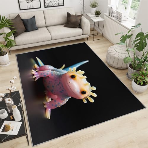 Cute Axolotl Tapete Antideslizante 2x3 Pies miniatura 2