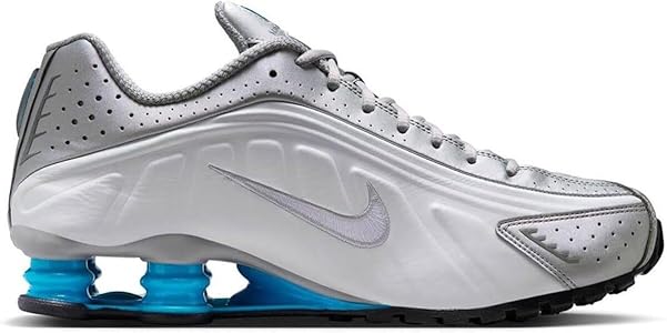 Amazon | [ナイキ] ショックス R4 SHOX R4 シルバー/ホワイト/ブルー