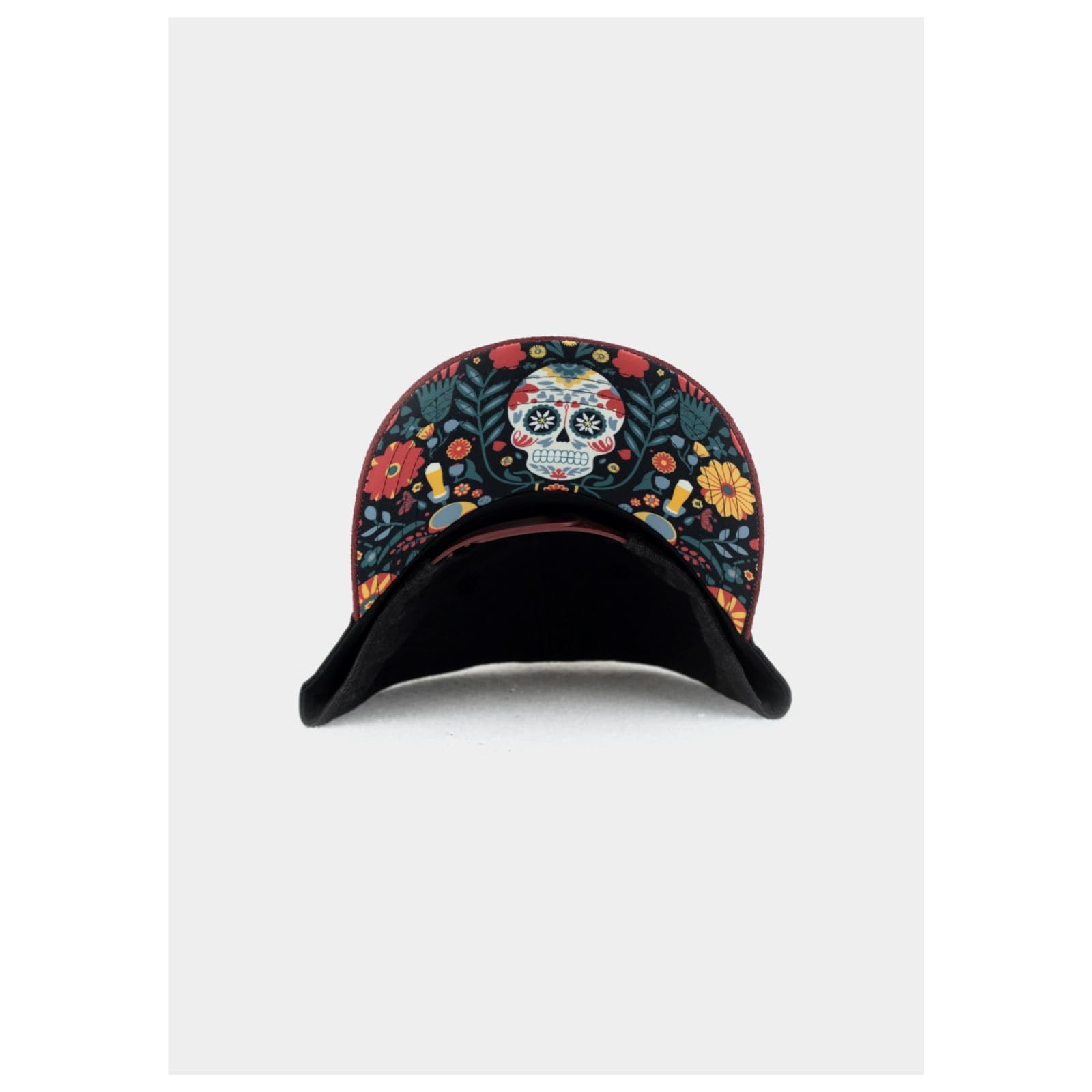 Bavarian Caps Cap Dia de Muertos schwarz
