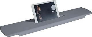 BERNSTEIN - Plateau de baignoire, Tablette Bain, Pont Baignoire en fonte minérale 85x16,5cm Gris mat - PB4210