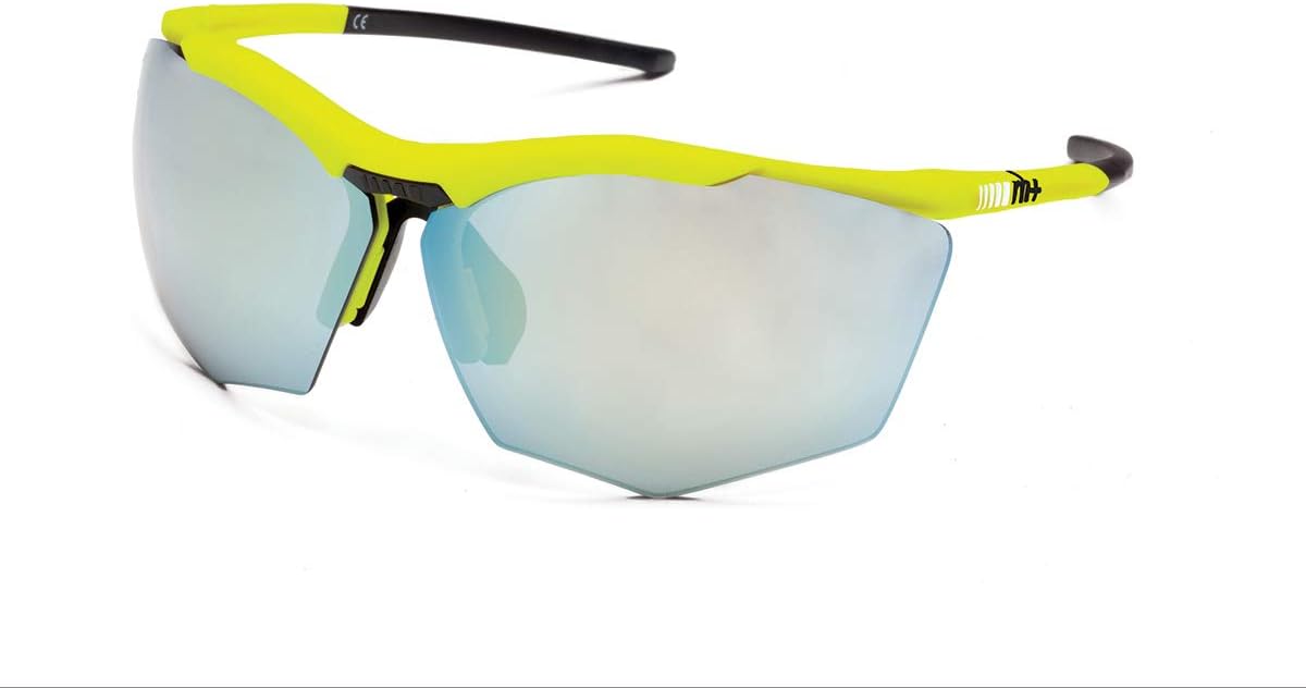rh+Sunglasses Super Stylus, Goggles/Masks Sportglasses Permanent Unisex โ Adult, Smoke Flash Silver + Orange, ONE