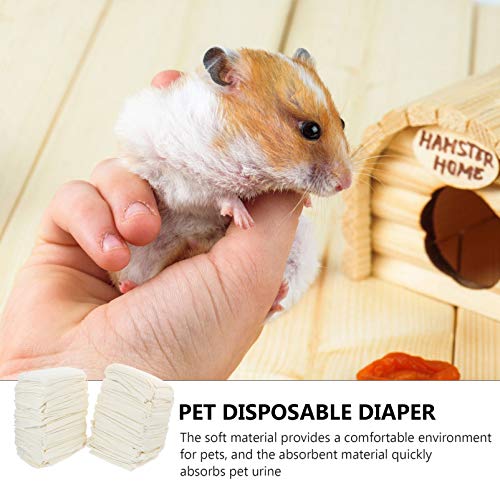 POPETPOP 100Pcs Forros de Gaiola de Coelho Forros de Gaiola Descartáveis ??Para Pequenos Animais Gai