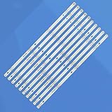 10er-Set LED-Hintergrundbeleuchtungsstreifen für 55-Zoll-Fernseher (55UK6100, 55UJ6307, 55UJ630Y, 55LJ5500, 55UJ6560, 55UJ6350, 55UJ635, 55UJ670V, 55LJ6105W)