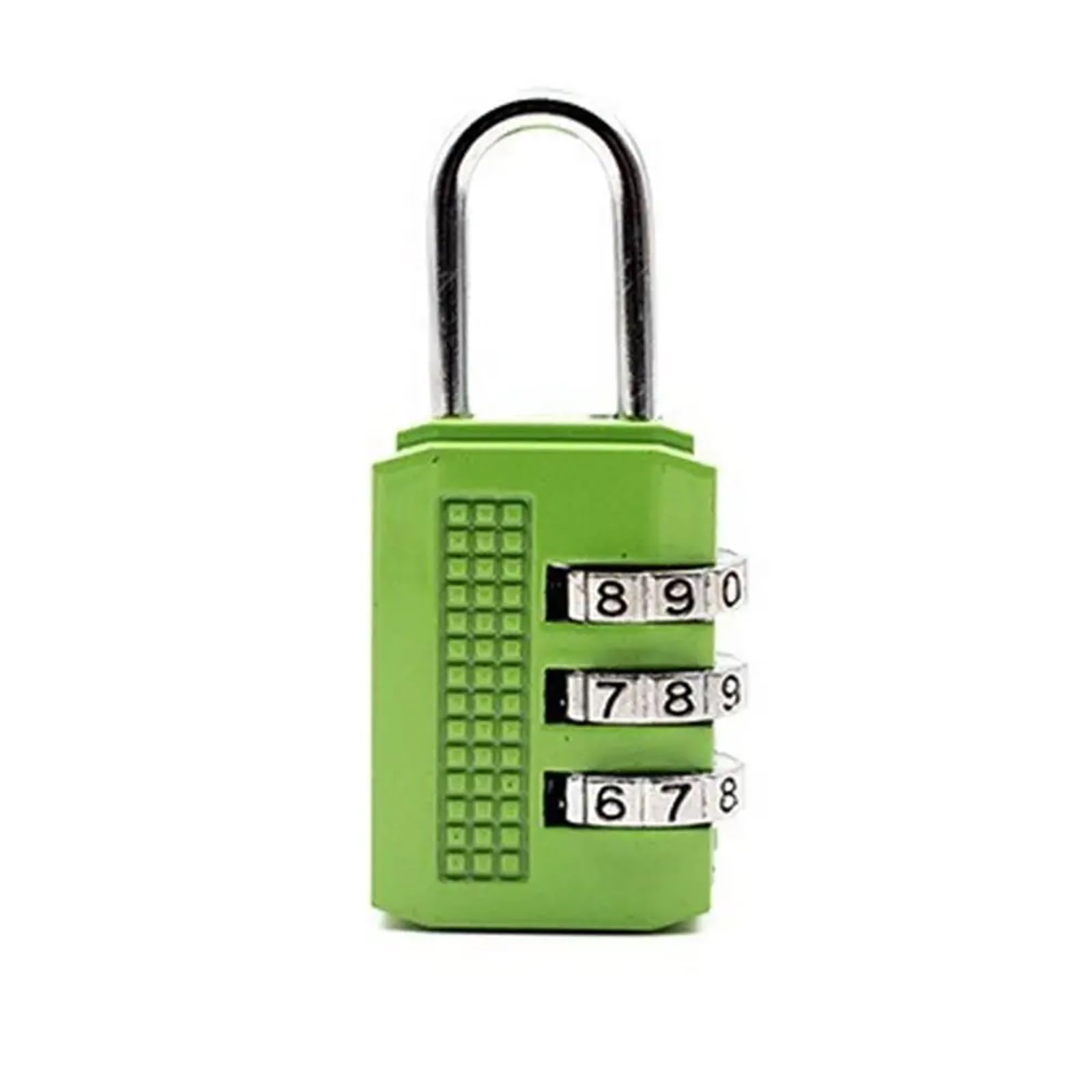Cadenas à mot de passe vert anti-vol pour sac à dos de voyage