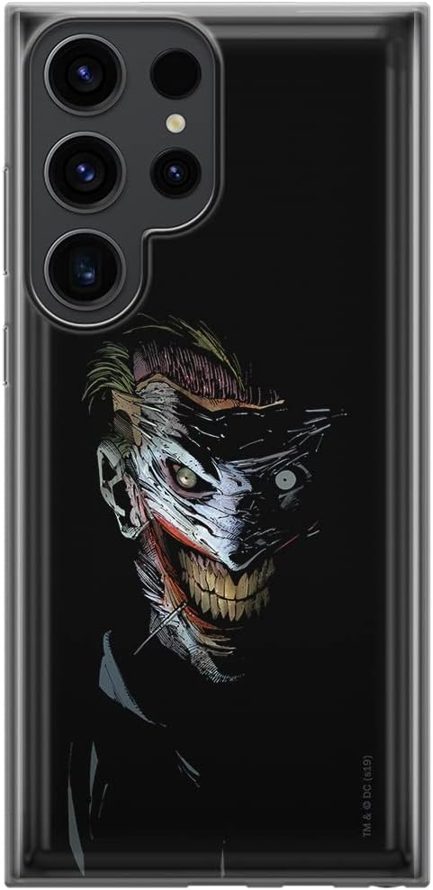 ERT GROUP Mobile Phone case for Samsung S23 Ultra Original and Officially Licensed DC Pattern Joker 007 optimally adapted to The Shape of The Mobile Phone, case Made of TPU