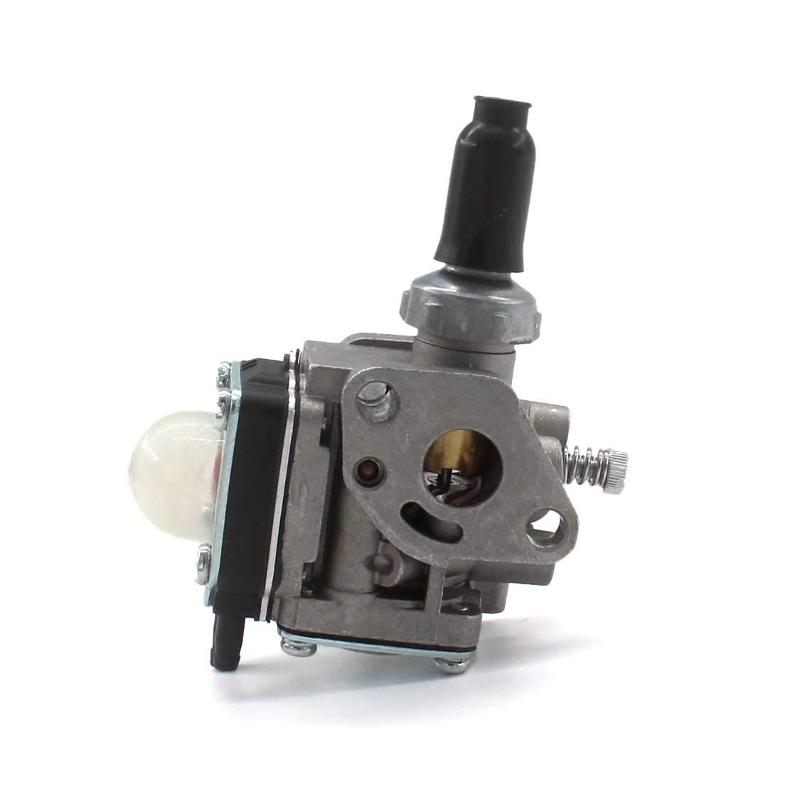 HURI Kit de carburateur avec bougie d'allumage Filtre à essence Tuyau kit pour débroussailleuse Kawasaki TH43, TH48, KBH48A