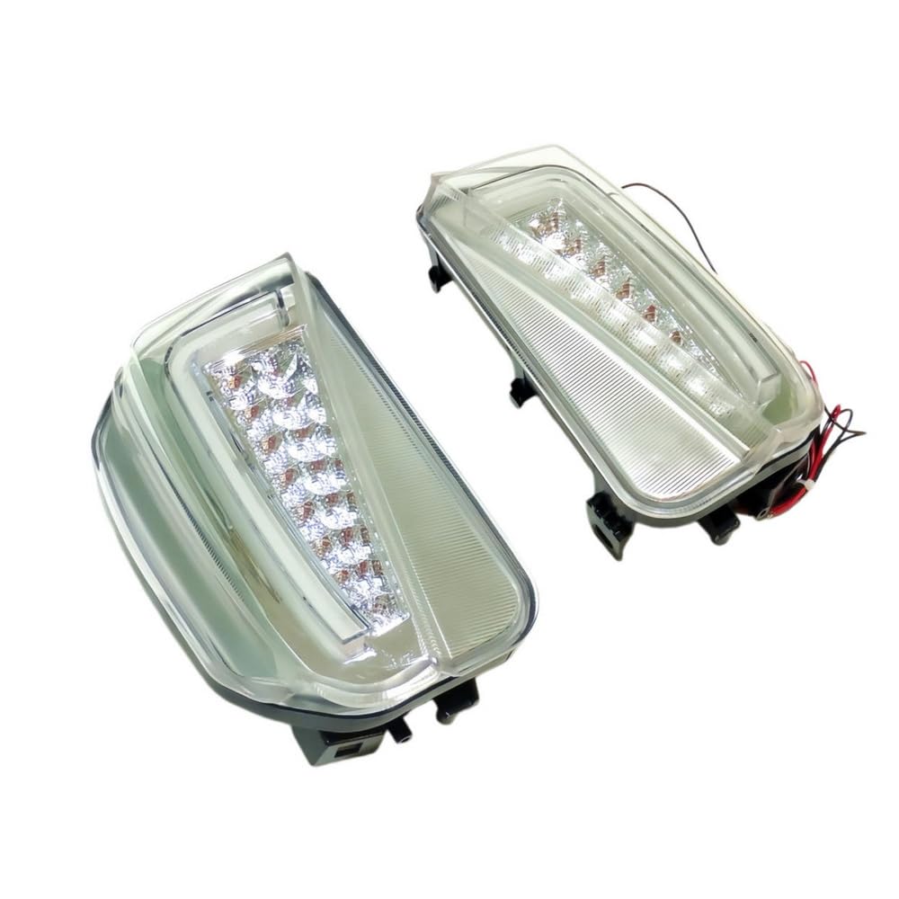 LED luz diurna DRL para Prius 30 Series 2012 2013 2014, 6000K LED parachoques delantero DRL + luz intermitente amarilla