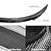 AeroBon Real Carbon Fiber Trunk Spoiler Compatible with 2012-2018 BMW 6 Series F06 M6 Gran Coupe and F13 M6 Coupe Rear Spoile (V Style)