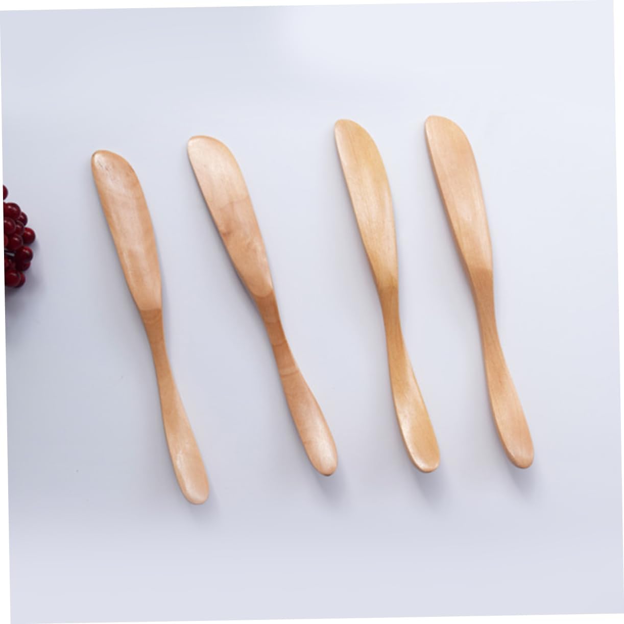 Wood Butter Cutter 3Pcs Wooden Slicing Spreader for Cream Butter