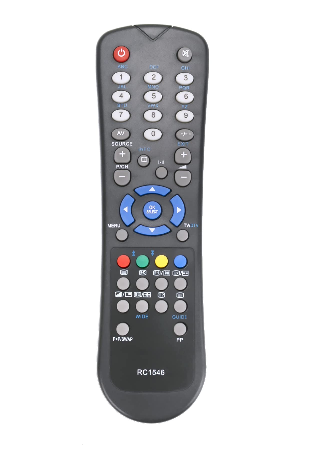 Remplacer Télécommande Fit For Waltham GRUNKEL Grandin EUJITSU ELECTRONIA ELECTRONIA Elbe EEMERSON Dual TDI AEG EM2099 XTV1911 LED19MPEG4 LED19MPEG4 J321JETSON LC16V09 G2608TDI WTN70S LC1905T LC2605T