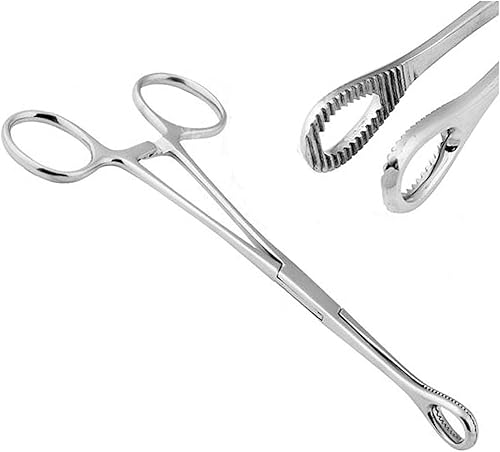 G.S 6" non-slotted Locking Foerster Esponja Forceps
