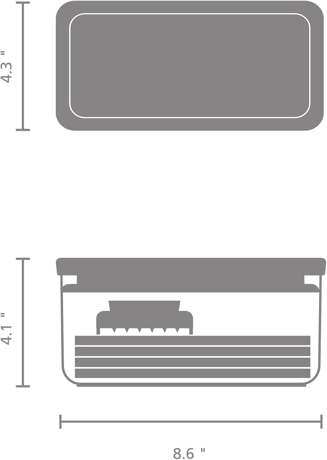 Brabantia Tasty+ Slicer and Grater Set | Vegetable Slicer with Two Graters & Storage Box | Non-Slip Base & Dishwasher Safe Design | 100% Recyclable Tritan Plastic | Jade Green