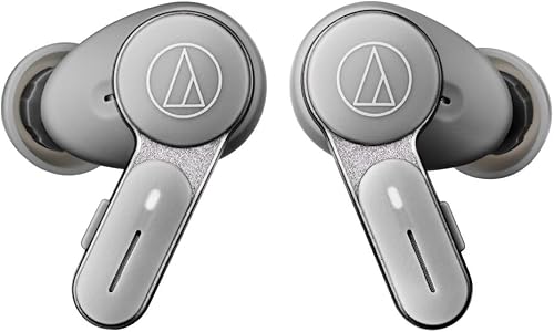 Audio-Technica ATH-TWX7GY - Auriculares inalámbricos, color gris