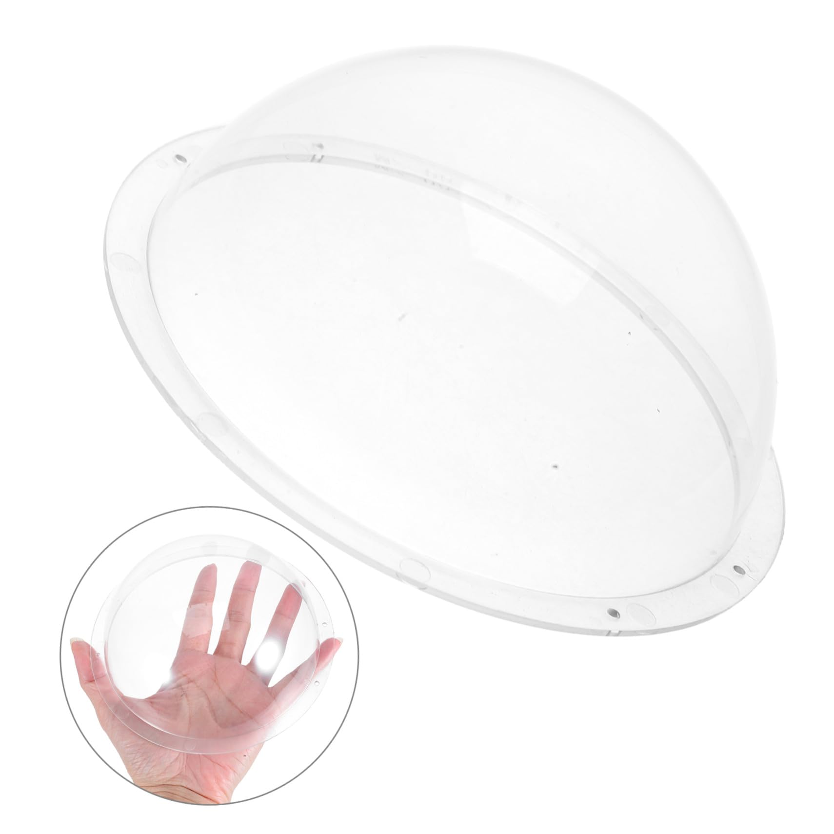 Copertura Protettiva per Dispositivo di Sicurezza in Acrilico Design Antiriflesso, Adatta a Ambienti Indoor e Commerciali, Alloggiamento a Forma di Cupola