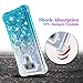Ruky Case Compatible with LG G6, Gradient Quicksand Series Glitter Bling Sparkly Flowing Liquid Floating Soft TPU Bumper Reinforced Corners Women Girls Cute Case Compatible with LG G6, Gradient Teal