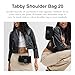 Coach Women's Quilted Denim Tabby Shoulder Bag 20, Black