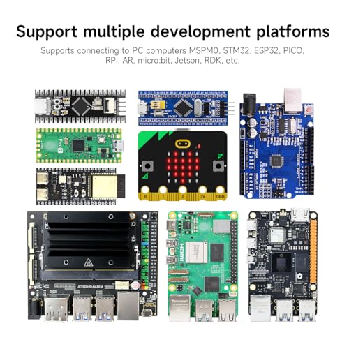 Image of Yahboom K230 AI Development Board 1.6GHz High-Performance chip /2.4-inch Display /Open Source Robot Maker Python, Supports AI Visual Recognition CanMV Sensor (with Fixed Bracket)