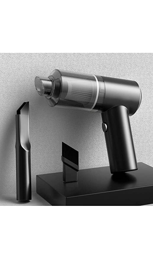 2 in 1 Portable Wireless Wet and Dry High Power Vacuum Cleaner Black