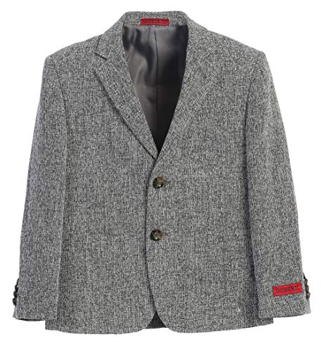 Gioberti Kids And Boys Lightweight Formal Tweed Blazer Jacket, Gray, Size 14 #TOP5