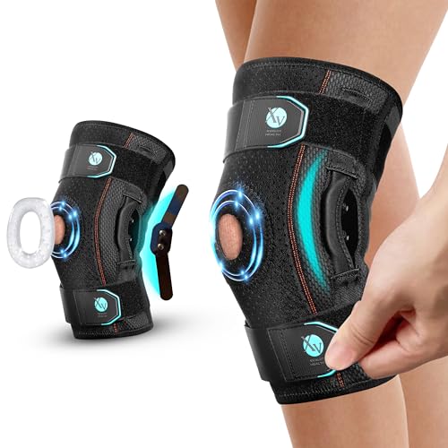 Xvalot Health - Rodillera Meniscos y Ligamentos Ortopédica con Bisagras de Refuerzo - Recuperación y Rehabilitación de Rodillas- Maximá Ayuda Para la Prevención de Lesiones y su Recuperación. (M)