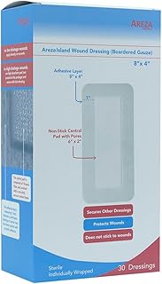 Areza Island Wound Dressing (Bordered Gauze) 8