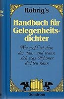 Röhrig's Handbuch für Gelegenheitsdichter 3811205625 Book Cover