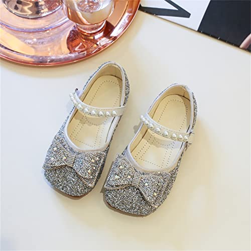 Kids Sandals Girls Classic Stretch Soft Leather Princess Dress Flat Fashion Personalized Buttery Feeling Rhinestones Shoes2