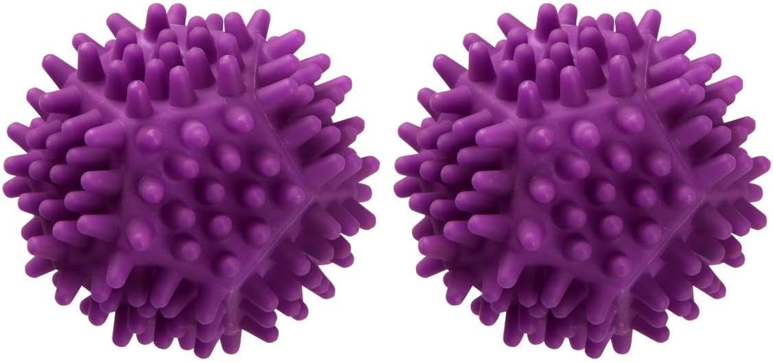Fackelmann Tumble Dryer Balls, Berry, 6.5 x 6.5 x 6.5 cm