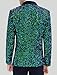 VENNYNG 2025 Boy Sequins Suit Jacket Stage Performance Host Wedding Party Male Blazer Single Button Fashion Kids Suit Coats Green