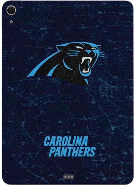 Skinit Decal Tablet Skin Compatible with iPad Air 11in (2024-2025) - Officially Licensed NFL Carolina Panthers Distressed Design