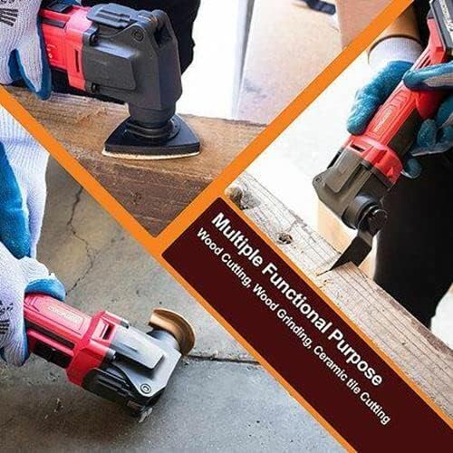For Cordless Power Powered Oscillating Corner Detail Sander Saw Scraper Tool Kit