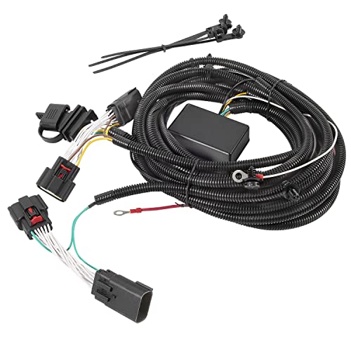 4-Pin Trailer Plug & Play Tow Hitch Wiring Harness fit for Jeep Wrangler Unlimited JL JLU 2018-2026, Custom 4 Way Towing Wire Harness Tube Kit for JL Trailer Light Connect by LAIKOU - Image 8
