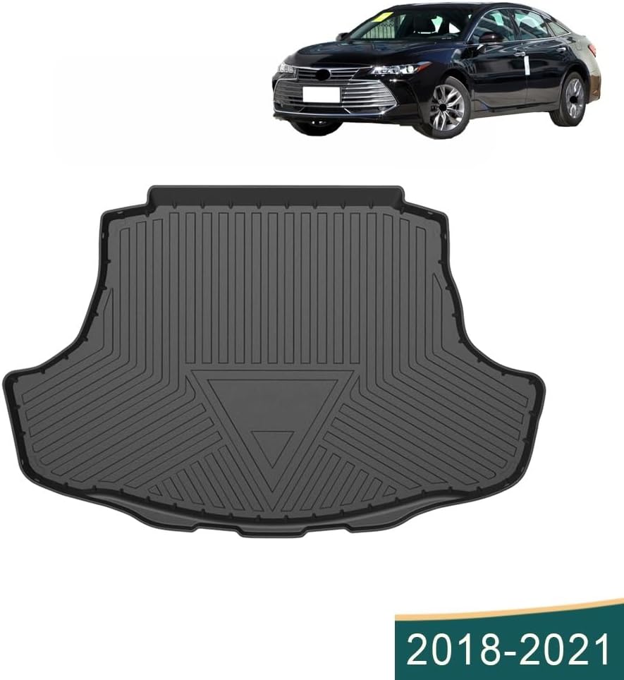 HAENJA 自動リアトランクマット荷物トレイカーペットトヨタアバロン XX50 2018 2019 2020 2021 全天候型車  Alto本革携帯キーリング付きコインケース (セメントグレー) alto レザーキーリング付きコインケース