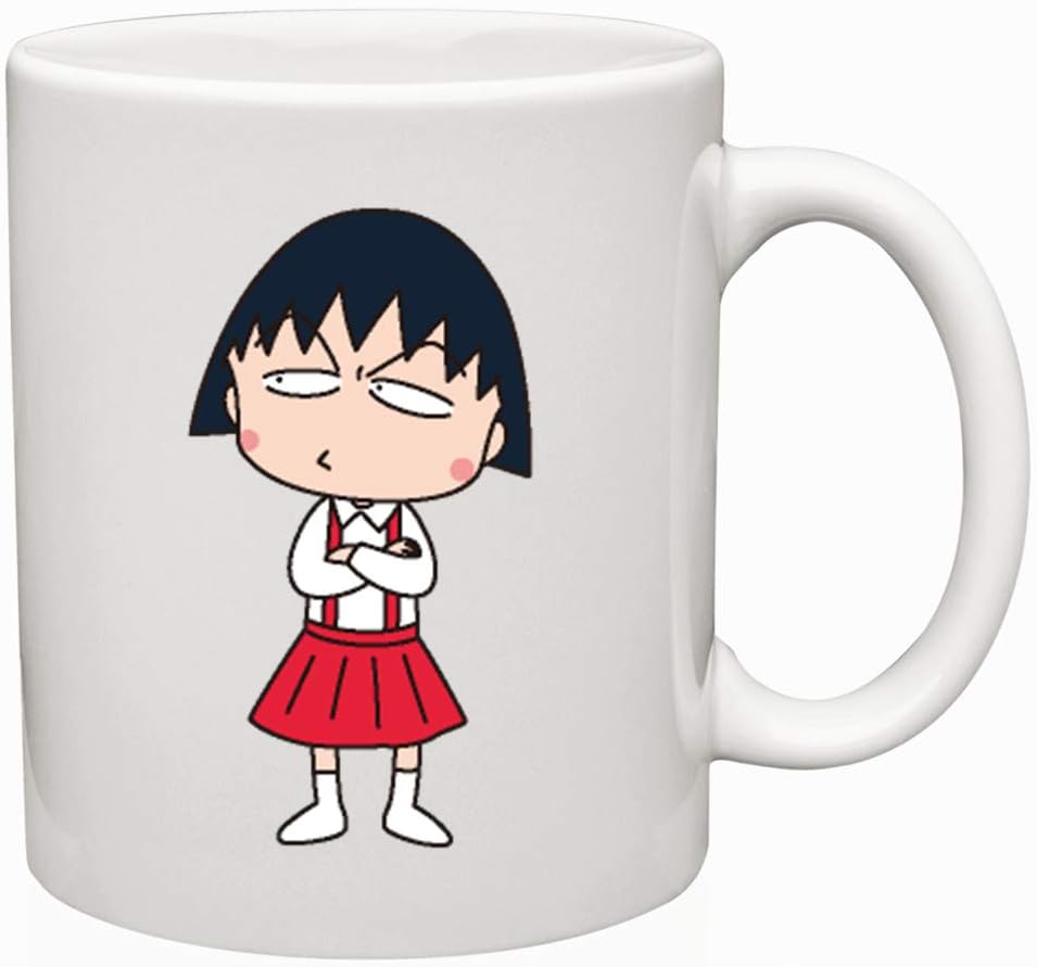 11oz ceramic coffee mug, Chibi Maruko Chan, gift mug