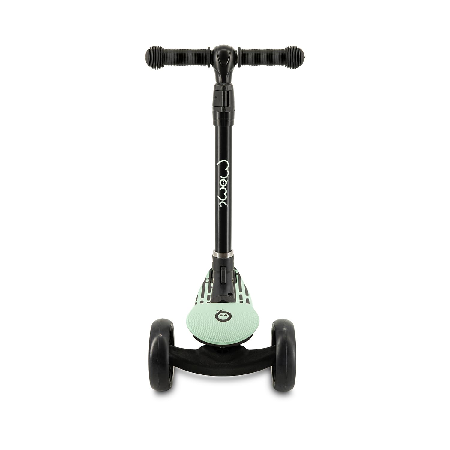Monopattino bambini 3 ruote MoMi SAN 2 in 1, manubrio regolabile (60/66/72 cm), pieghevole, ruote LED con cuscinetti ABEC-7, freno a pedale, leggero 2,7 kg