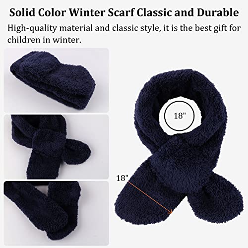 Image of JANGANNSA Fleece Kids Scarf - Warm Winter & Autumn Neck Warmer for Boys & Girls 1-6Y