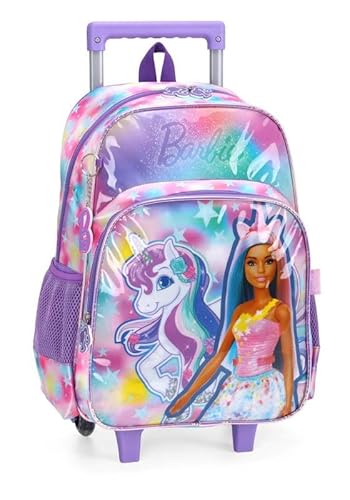Mochila Carrinho Luxcel Barbie Lilás Ic39982bb