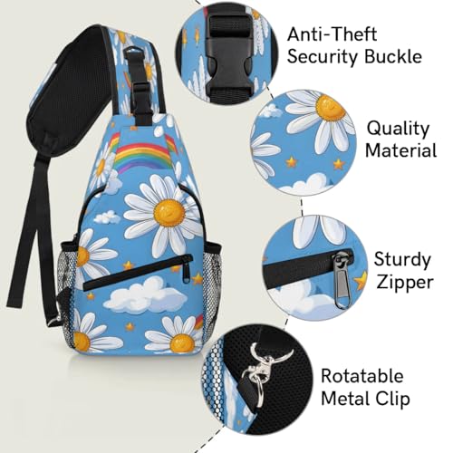 Bolso bandolera unisex para viaje y senderismo miniatura 3