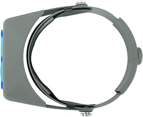 Miniatura 3 de Lupa de doble lente con diadema de lupa para montar en la cabeza, lupa binocular de 1.5 x 2 x 2.5 x 3.5 X, visor óptico, lupa de lectura, lupa de